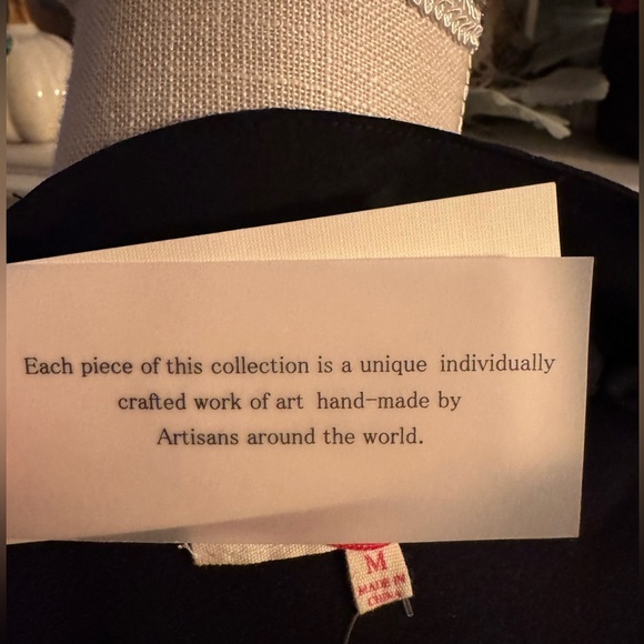 Solitaire for Anthropologie black faux suede 2 button blazer NWT - Picture 8 of 11